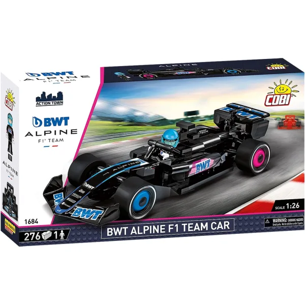 COBI: Auto da corsa dell’équipe BWT Alpine F1 Team, set di costruzione (1684) immagine 1