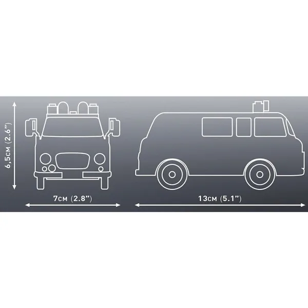 COBI: Barkas B1000 furgone della polizia set di costruzione (24596) immagine 4