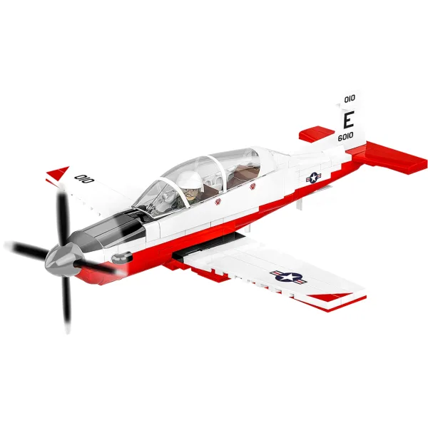 COBI: Beechcraft T-6 Texan II gioco di costruzione rosso-bianco (26625) immagine 2