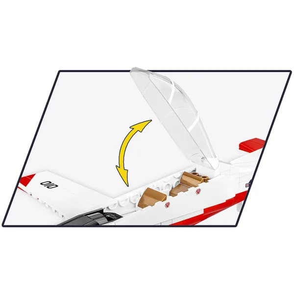 COBI: Beechcraft T-6 Texan II gioco di costruzione rosso-bianco (26625) immagine 3