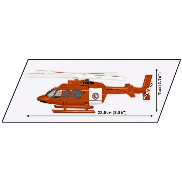 COBI: Bell 407 Guardia Costiera set di costruzione (26627) immagine 4