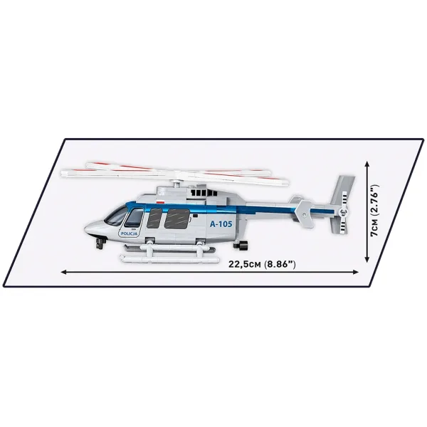 COBI: Bell 407 Polizia set di costruzione (26628) immagine 4