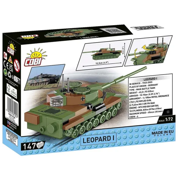 COBI: Carro armato Leopard 1 set di costruzione (3105) immagine 5