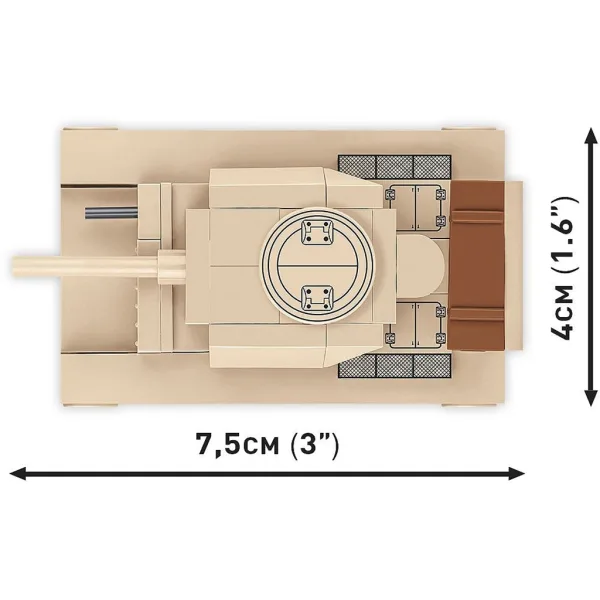 COBI: Carro armato tedesco Panzer III Ausf. L set di costruzione (3090) immagine 4