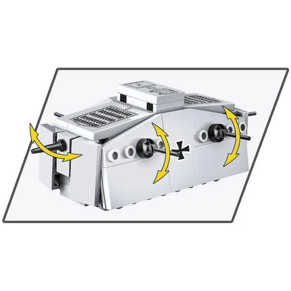 COBI: Carro armato tedesco Sturmpanzerwagen A7V set di costruzione (3094) immagine 3