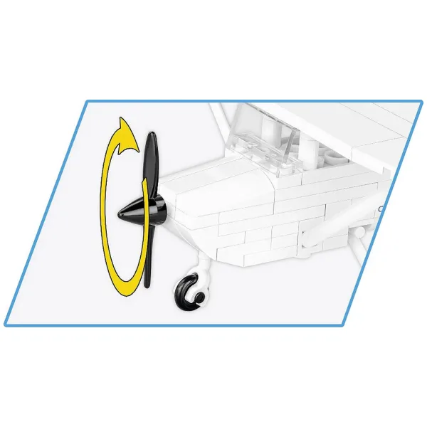 COBI: Cessna 172 Skyhawk giocattolo da costruzione bianco (26620) immagine 3