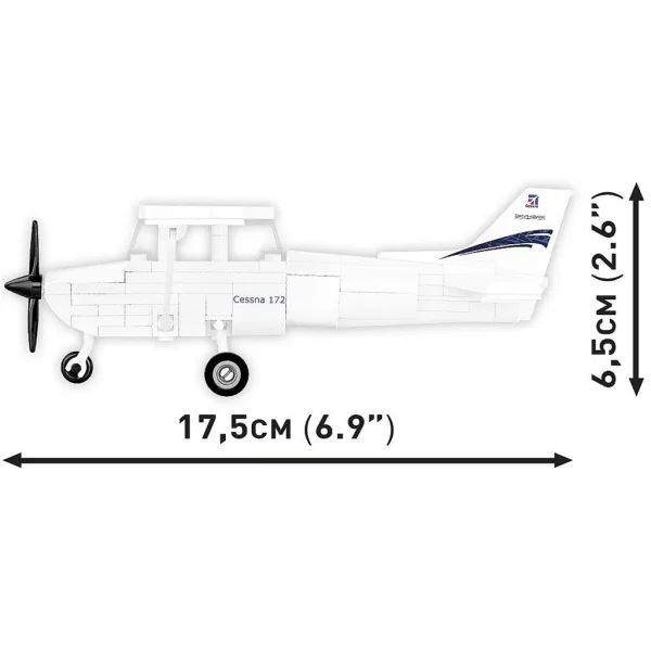 COBI: Cessna 172 Skyhawk giocattolo da costruzione bianco (26620) immagine 4