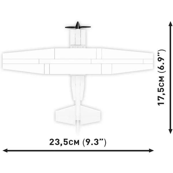 COBI: Cessna 172 Skyhawk giocattolo da costruzione bianco (26620) immagine 5