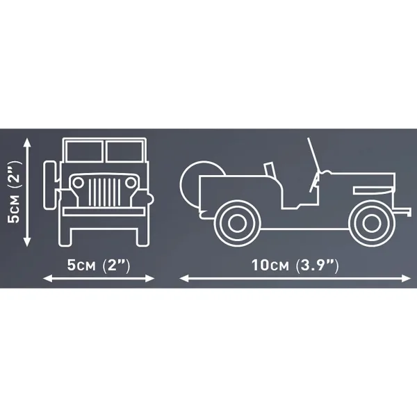 COBI: Costruzioni Jeep Willys CJ-2A (24517) immagine 3