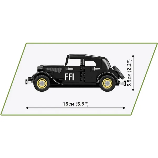 COBI: Costruzioni auto Citroën Traction 11CV BL (2266) immagine 3