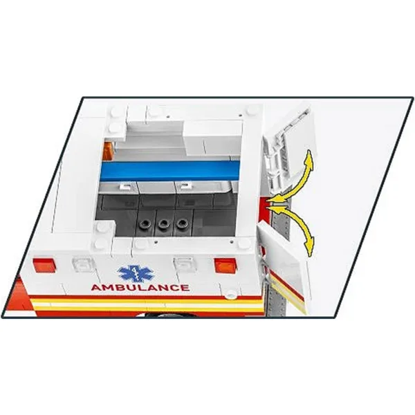 COBI: Dodge RAM 3500 ambulanza set di costruzione (24609) immagine 4