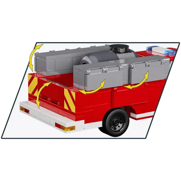 COBI: Dodge RAM 3500 camion dei pompieri set di costruzione (24612) immagine 4