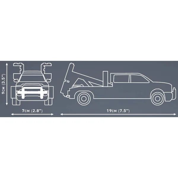 COBI: Dodge RAM 3500 camion rimorchio set di costruzione (24611) immagine 5