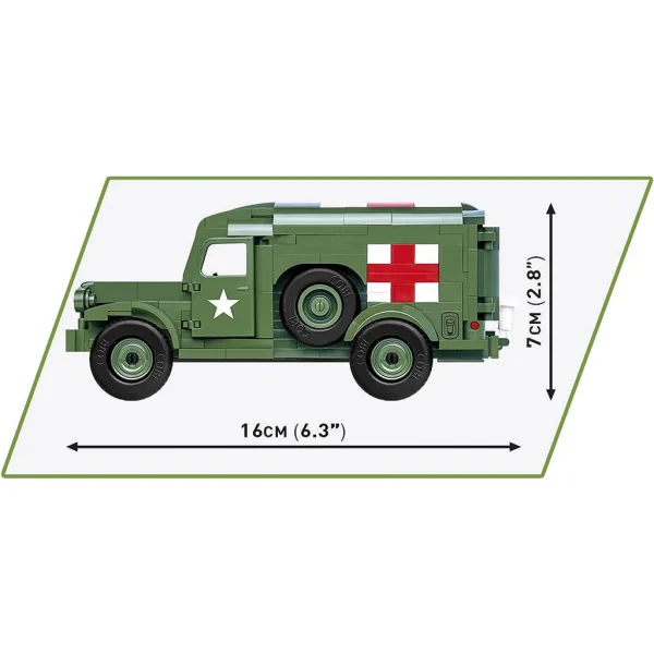 COBI: Dodge WC-54 Ambulanza gioco di costruzione (2257) immagine 3