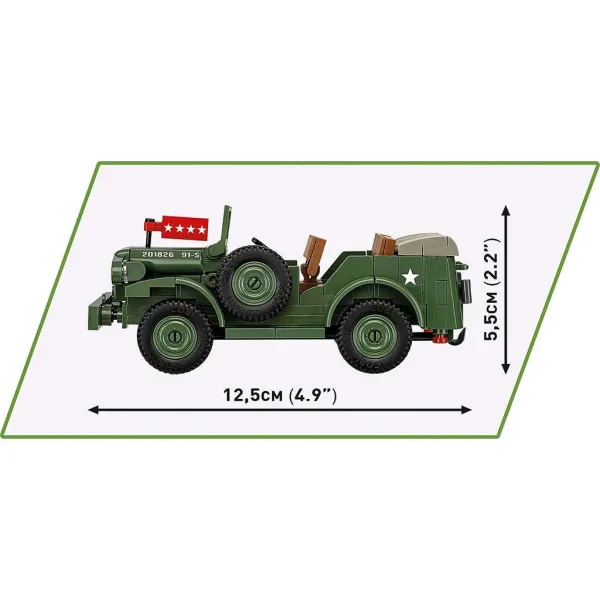 COBI: Dodge WC-56 Command Car veicolo blindato set di costruzione (3111) immagine 3