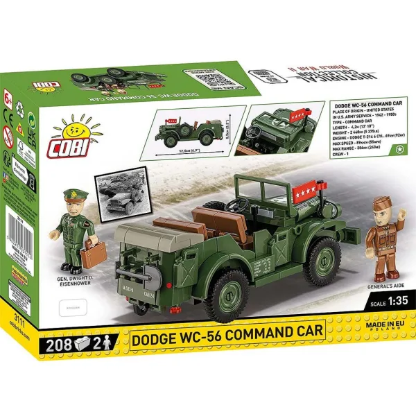 COBI: Dodge WC-56 Command Car veicolo blindato set di costruzione (3111) immagine 5