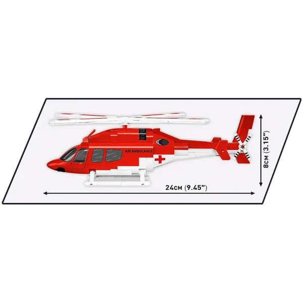 COBI: Elicottero di soccorso aereo Bell 429 – set di costruzione (26629) immagine 4
