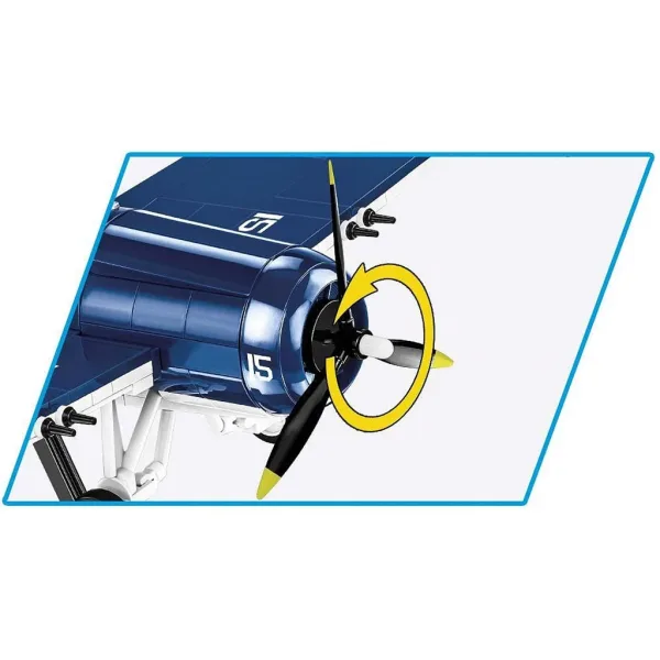 COBI: F4F Wildcat – Gioco di costruzione di aerei Northrop Grumman (5731) immagine 5