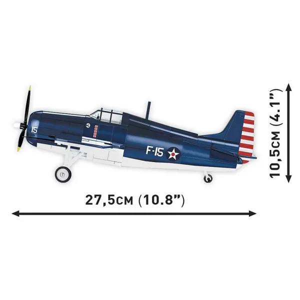 COBI: F4F Wildcat – Gioco di costruzione di aerei Northrop Grumman (5731) immagine 6
