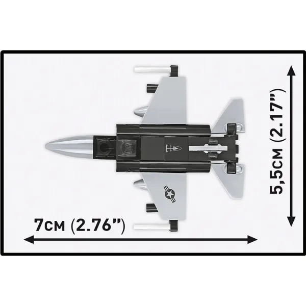COBI: Forze Armate F-16D Fighting Falcon set da costruzione (5941) immagine 4