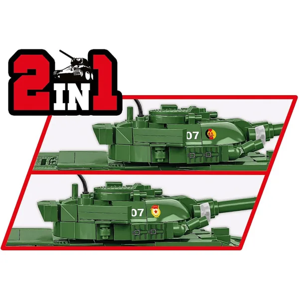 COBI: Forze Armate T-72 (Germania Est/Unione Sovietica) kit di costruzione di carro armato (2625) immagine 6