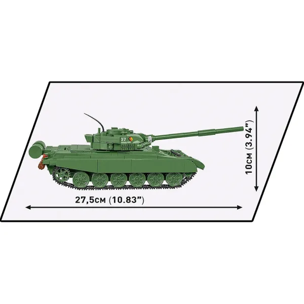 COBI: Forze Armate T-72 (Germania Est/Unione Sovietica) kit di costruzione di carro armato (2625) immagine 8