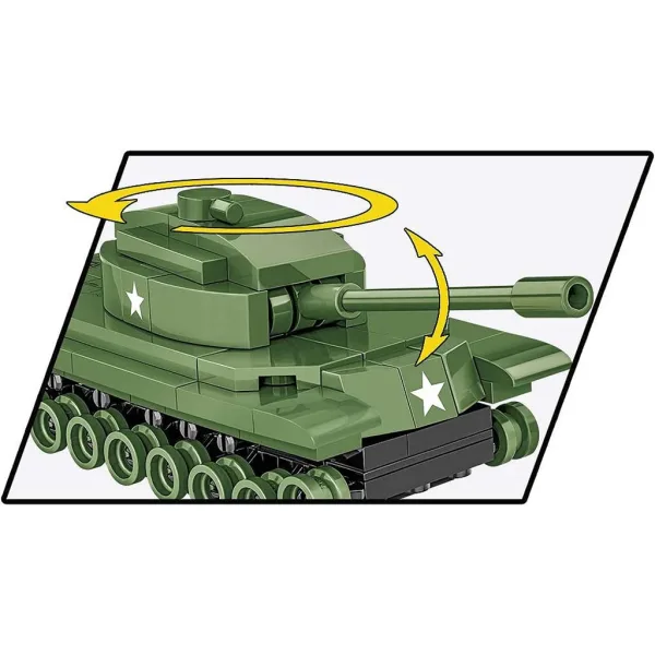 COBI: Giocattolo da costruzione carro armato Patton M48 (3104) immagine 3