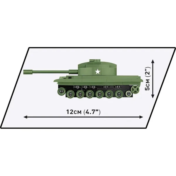 COBI: Giocattolo da costruzione carro armato Patton M48 (3104) immagine 4