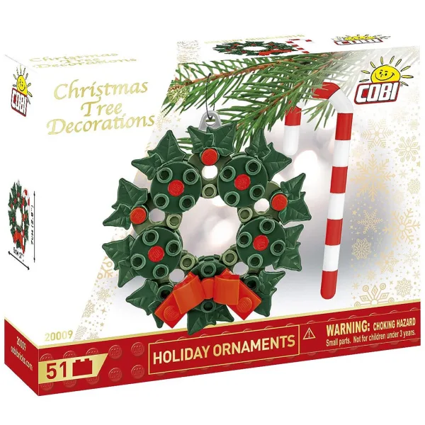 COBI: Giocattolo da costruzione corona natalizia ornamento per albero di Natale (20009) immagine 1