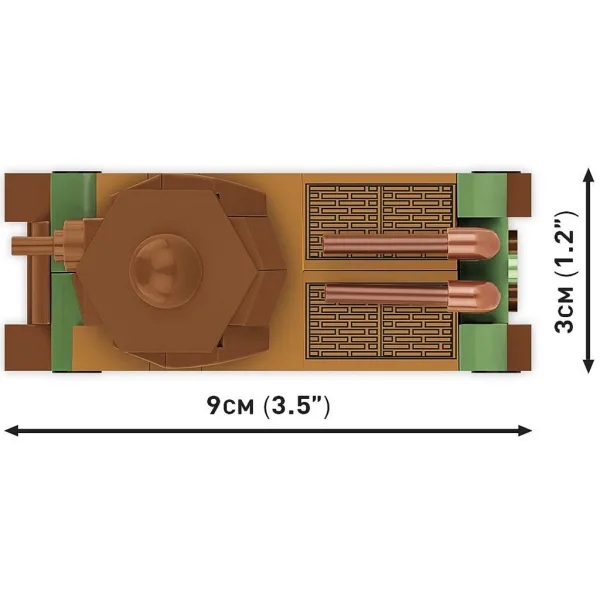 COBI: Giocattolo da costruzione del carro armato francese Somua S-35 (3093) immagine 3