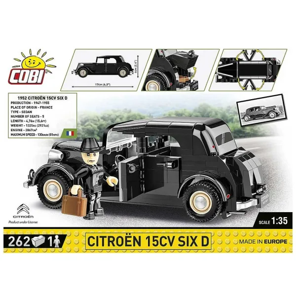 COBI: Gioco da costruzione auto Citroën 15CV SIX D (2267) immagine 2