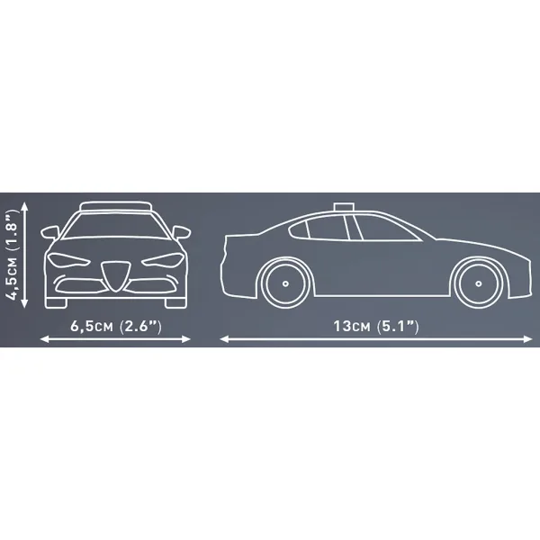 COBI: Gioco di costruzione Alfa Romeo Giulia Quadrifoglio Auto della Polizia (24606) immagine 4