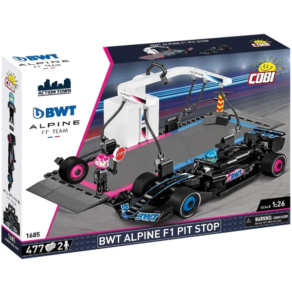 COBI: Gioco di costruzione BWT Alpine F1 con auto da corsa da pit stop (1685) immagine 1