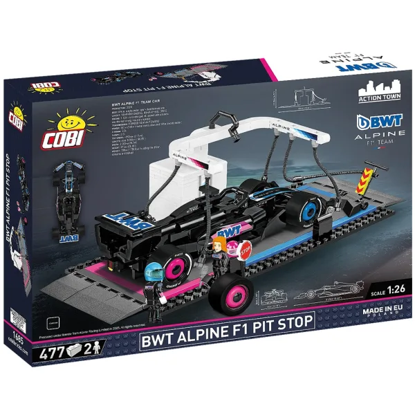 COBI: Gioco di costruzione BWT Alpine F1 con auto da corsa da pit stop (1685) immagine 3