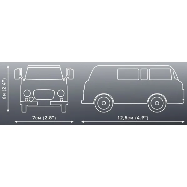 COBI: Gioco di costruzione Barkas B1000 minibus (24600) immagine 4