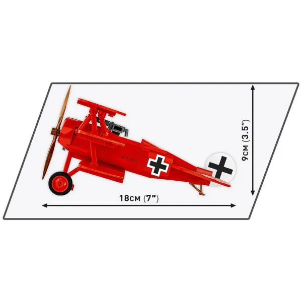 COBI: Gioco di costruzione Fokker Dr. I "Barone Rosso" (2996) immagine 4
