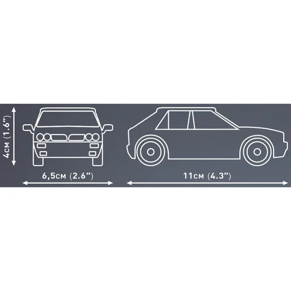 COBI: Gioco di costruzione Lancia Delta HF Integrale EVO (24515) immagine 3