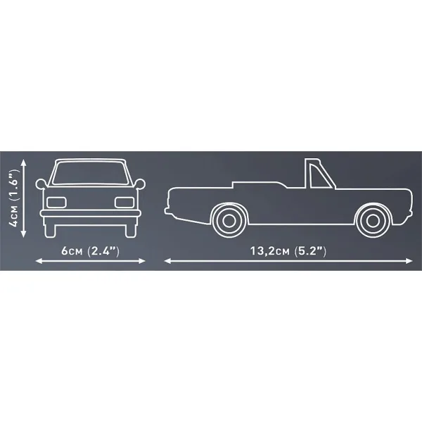 COBI: Gioco di costruzione Opel Rekord C 1700 L Cabriolet (24599) immagine 4