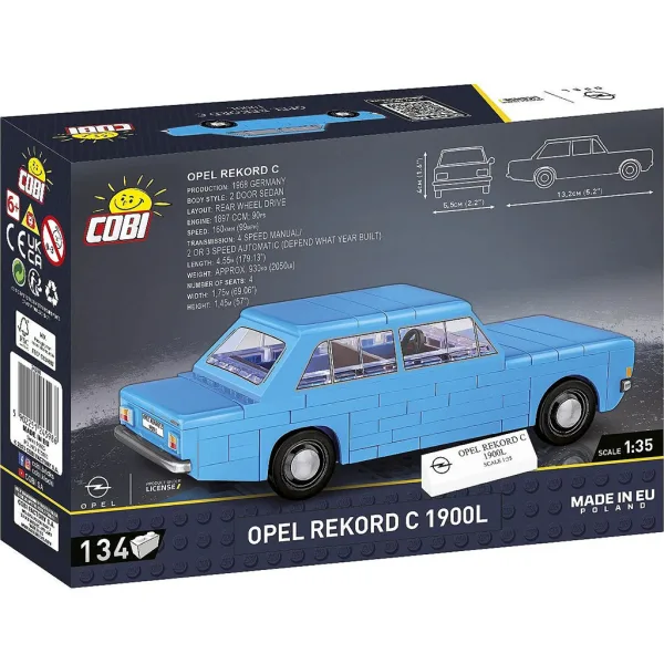 COBI: Gioco di costruzione Opel Rekord C 1900 L (24598) immagine 3