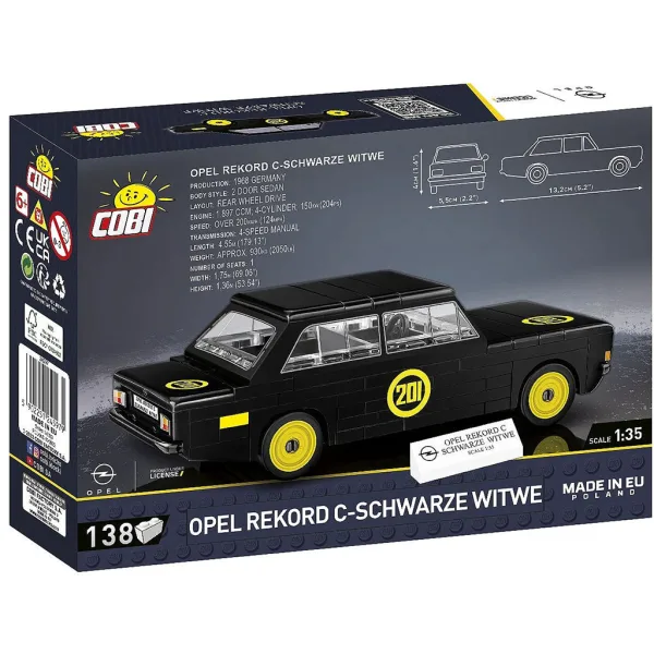 COBI: Gioco di costruzione Opel Rekord C Vedova Nera (24597) immagine 3