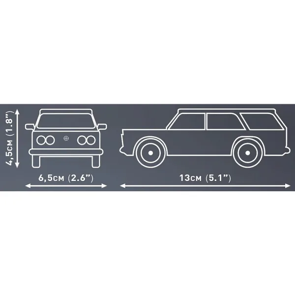 COBI: Gioco di costruzione Polski Fiat 125p Kombi (24603) immagine 5