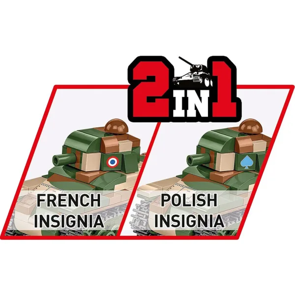 COBI: Gioco di costruzione Renault R-35 (2719) immagine 4