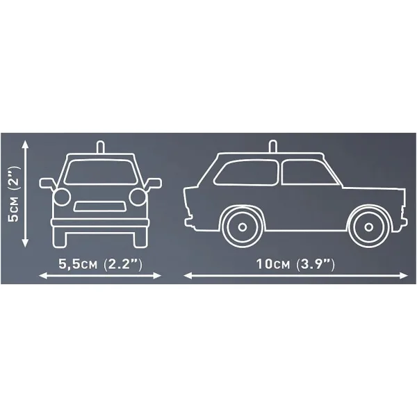 COBI: Gioco di costruzione Trabant 601 camion dei pompieri (24555) immagine 3