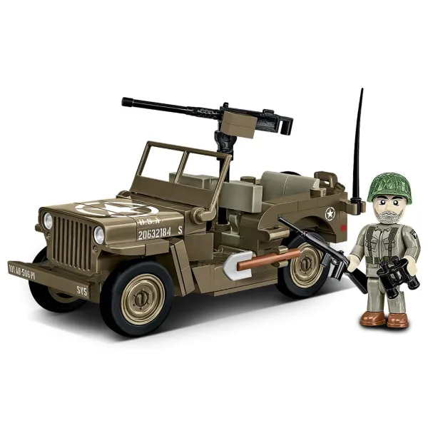 COBI: Gioco di costruzione Willys MB carro armato (3133) immagine 2