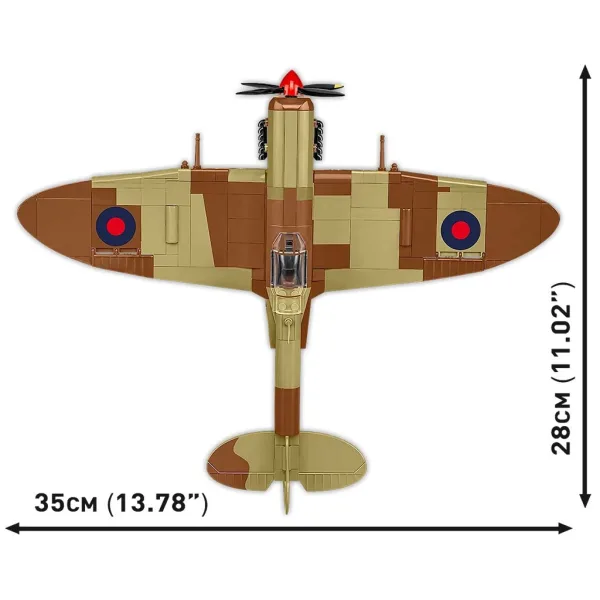 COBI: Gioco di costruzione aereo Supermarine Spitfire Mk. IXe (5764) immagine 9