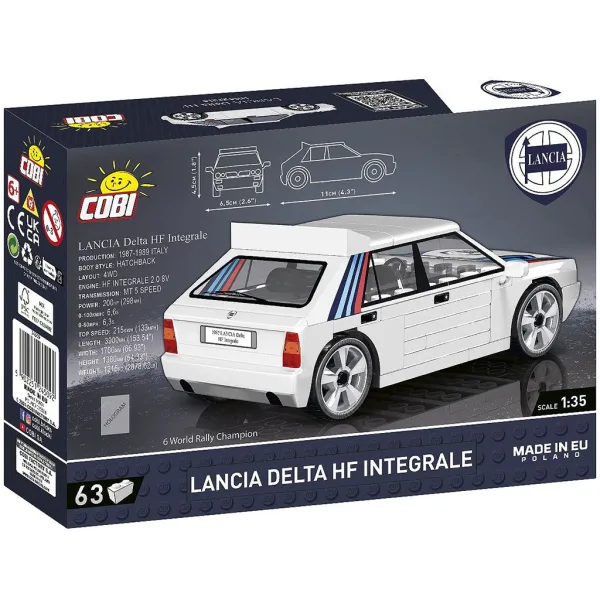 COBI: Gioco di costruzione auto Lancia Delta HF Integrale (24509) immagine 3