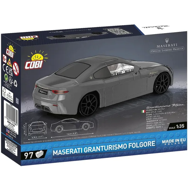 COBI: Gioco di costruzione auto Maserati Granturismo Folgore (24506) immagine 3