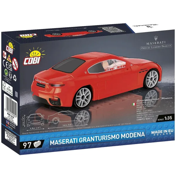 COBI: Gioco di costruzione auto Maserati Granturismo Modena (24505) immagine 3