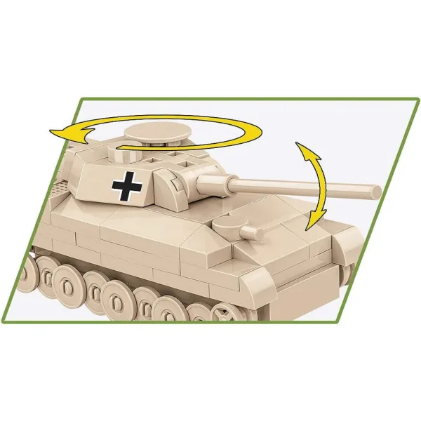COBI: Gioco di costruzione carro armato Panzer V Panther (3099) immagine 3