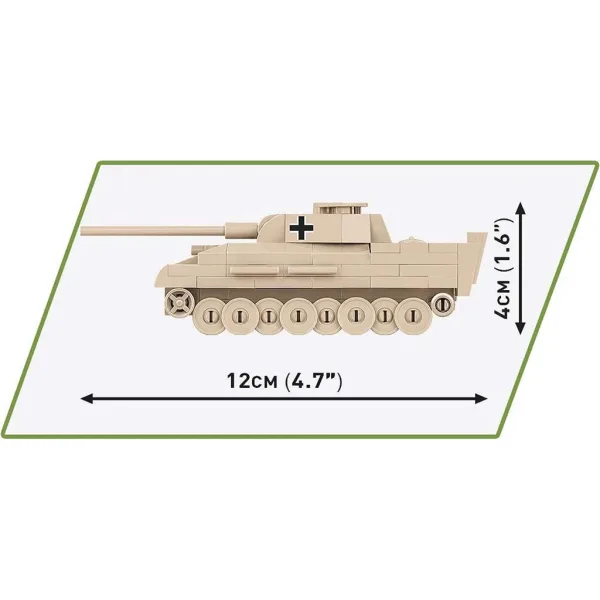 COBI: Gioco di costruzione carro armato Panzer V Panther (3099) immagine 4